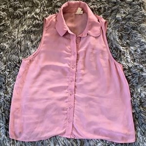 dusty pink women’s blouse